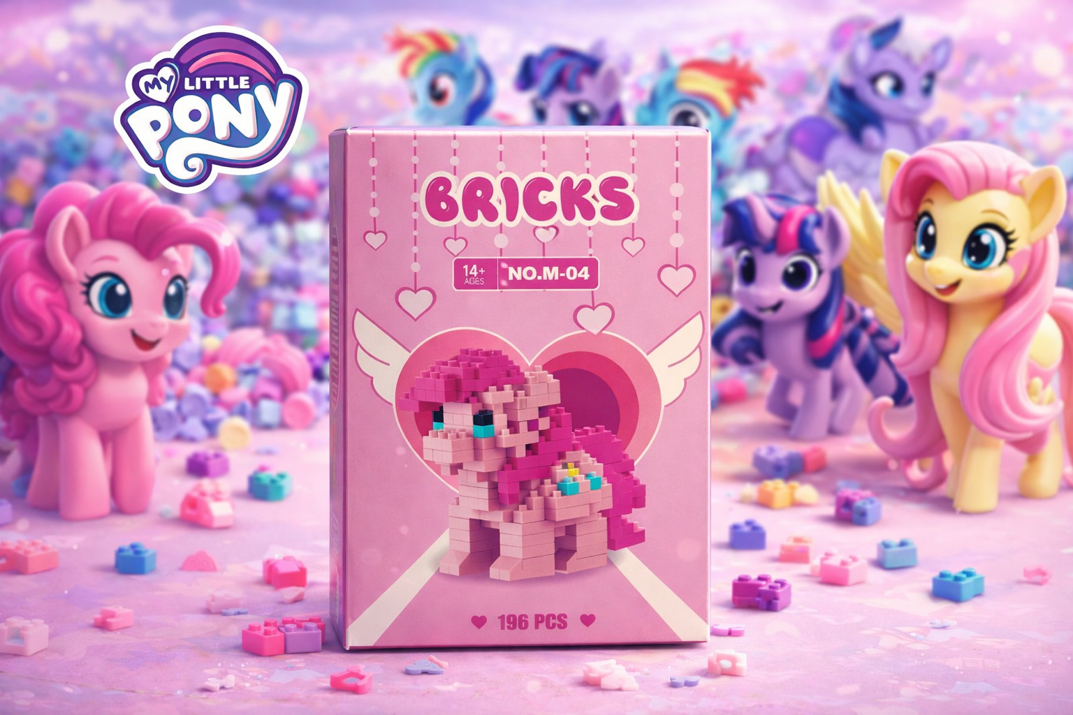 Pinkie Pie Bricks Lego