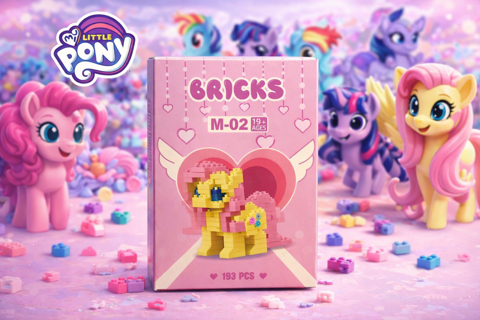 Fluttershy Bricks Lego