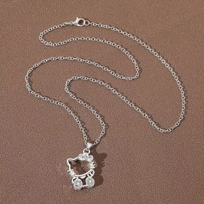 Hello Kitty! Zirkon Taşlı Kolye Model #2
