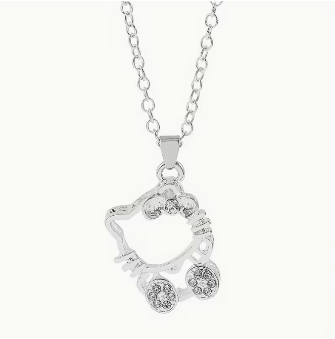 Hello Kitty! Zirkon Taşlı Kolye