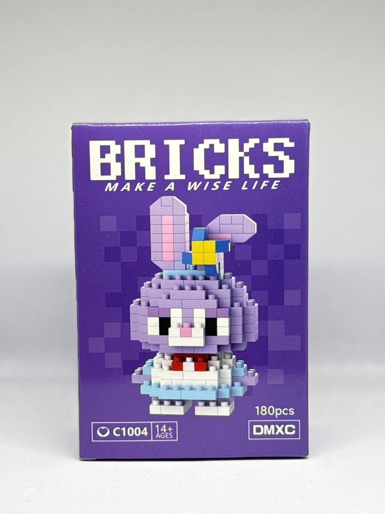 Bricks Alice Harikalar Diyarı Rüzgarı: Sevimli Tavşan Figürü