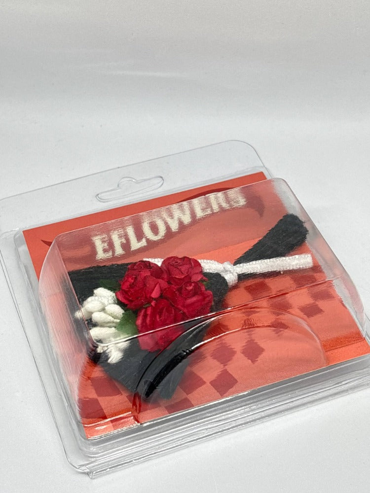 EFLOWERS Kırmızı    Beyaz Mini Çiçek Buketi