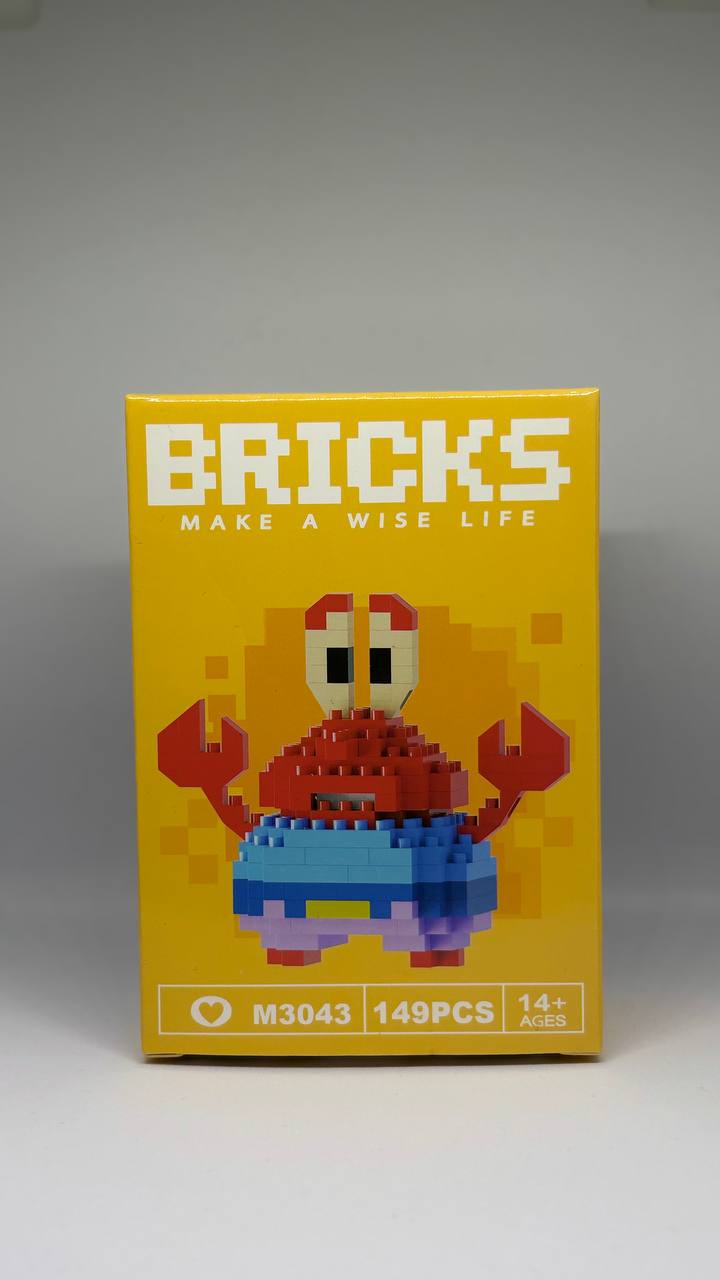 Kitty Bricks Yengeç Modeli Sünger Bob