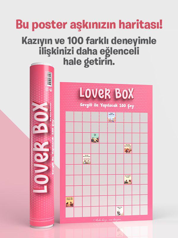 LOVER BOX Sevgili İle Yapılacak 100 Şey Kazı Kazan Posteri