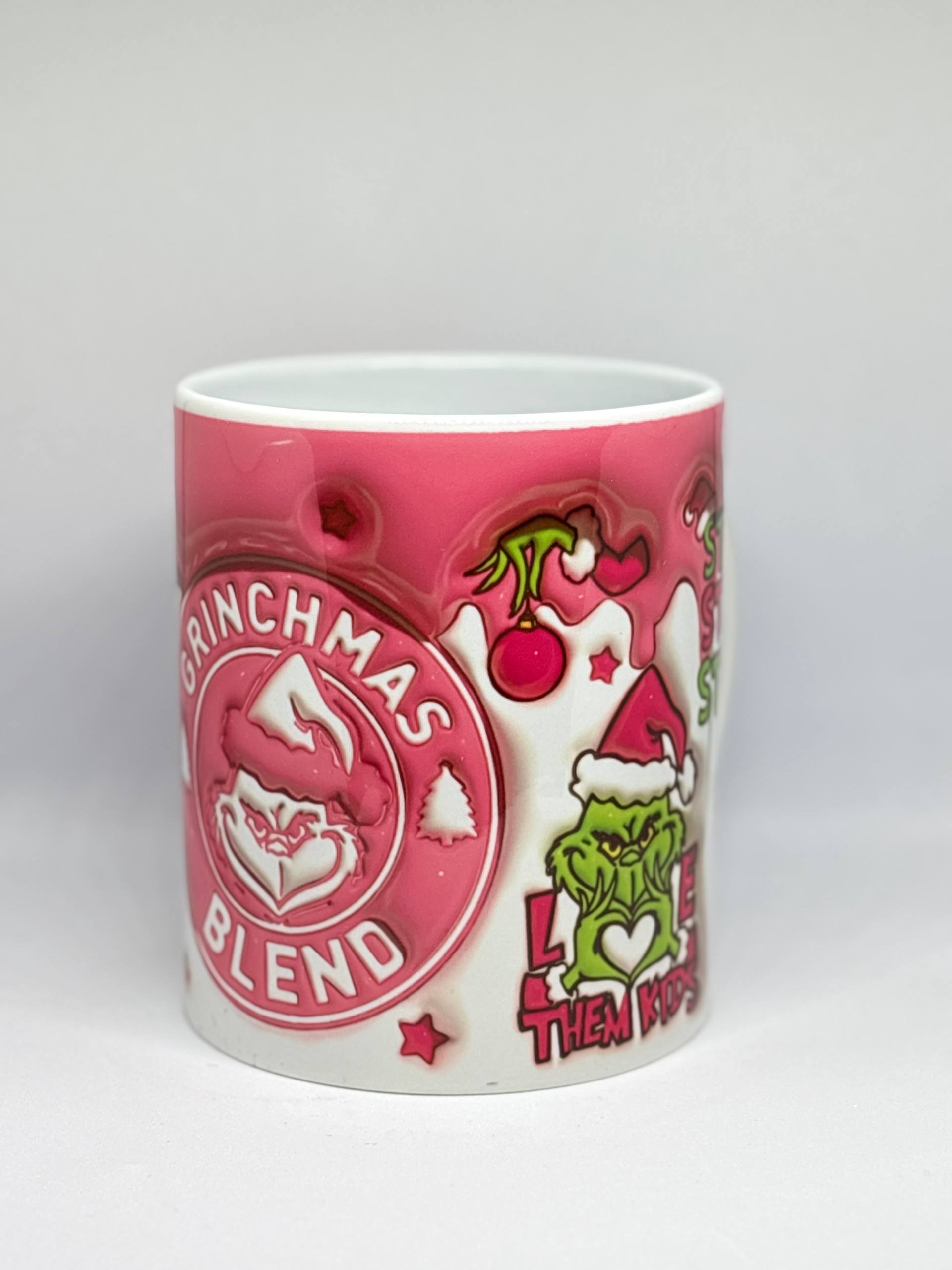 Noel Grinch Love Kupa Bardak