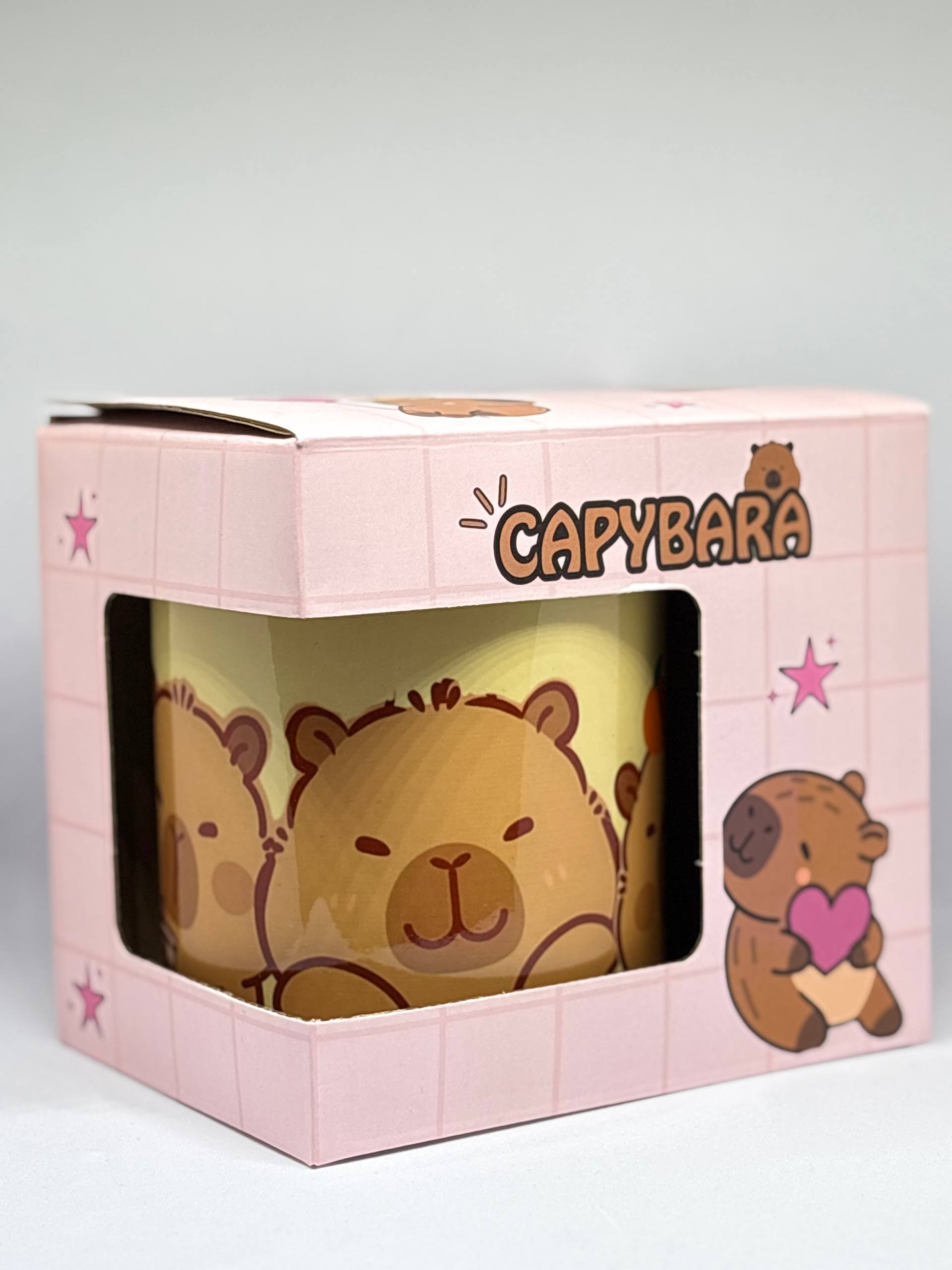 Üçlü Capybara Kupa Bardak