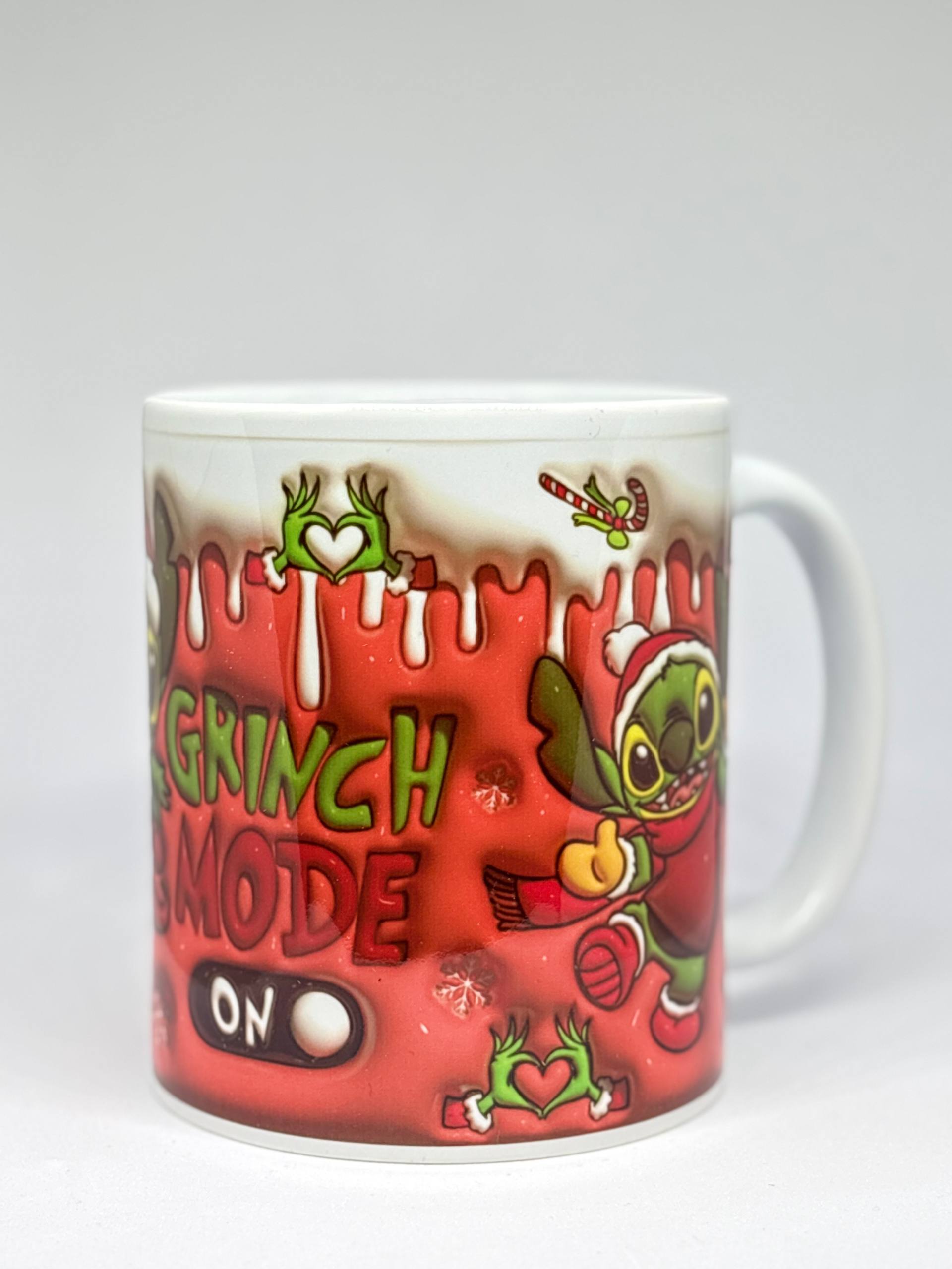 Stitch Grinch Mode On Kupa Bardak