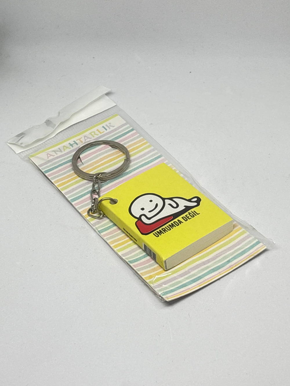 Umrumda Değil Mini Not Defteri Anahtarlık