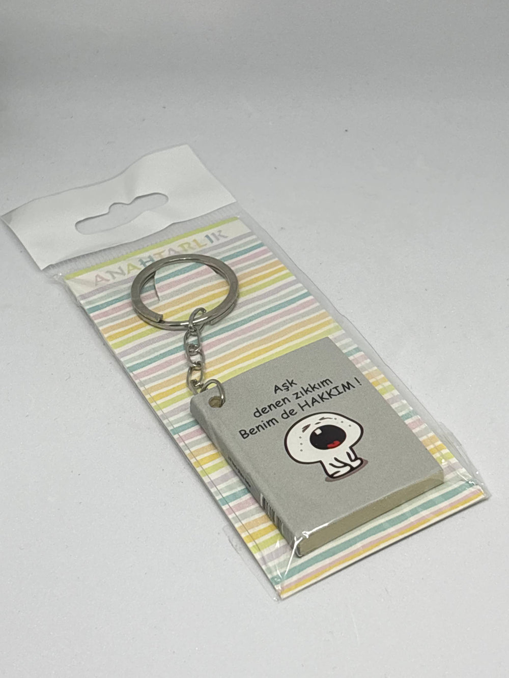Aşk Denen Zıkkım Benim de Hakkım! Mini Not Defteri Anahtarlık
