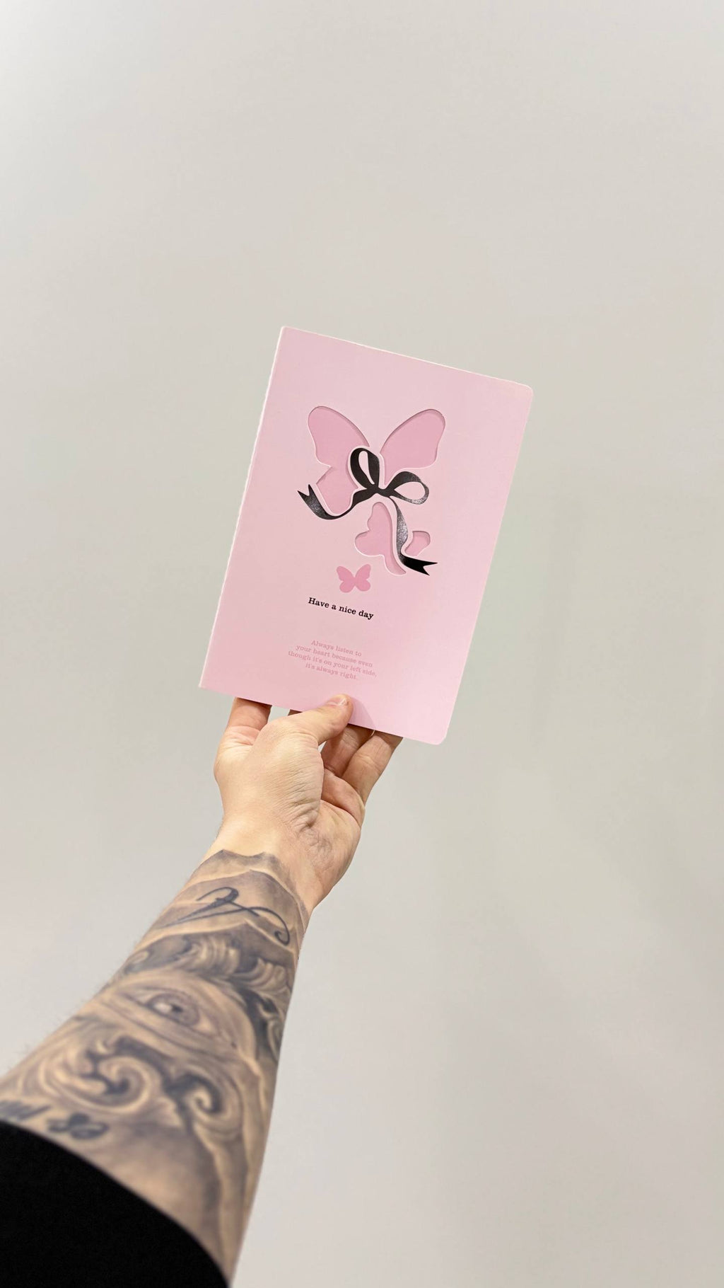 Kelebek Figürlü Özel Kesim Defter