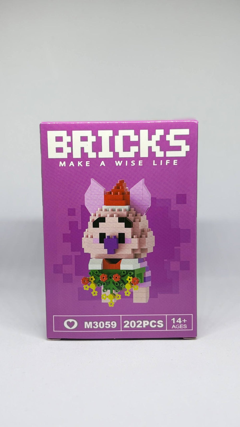 Bricks Noel Şapkalı Domuzcuk Modeli