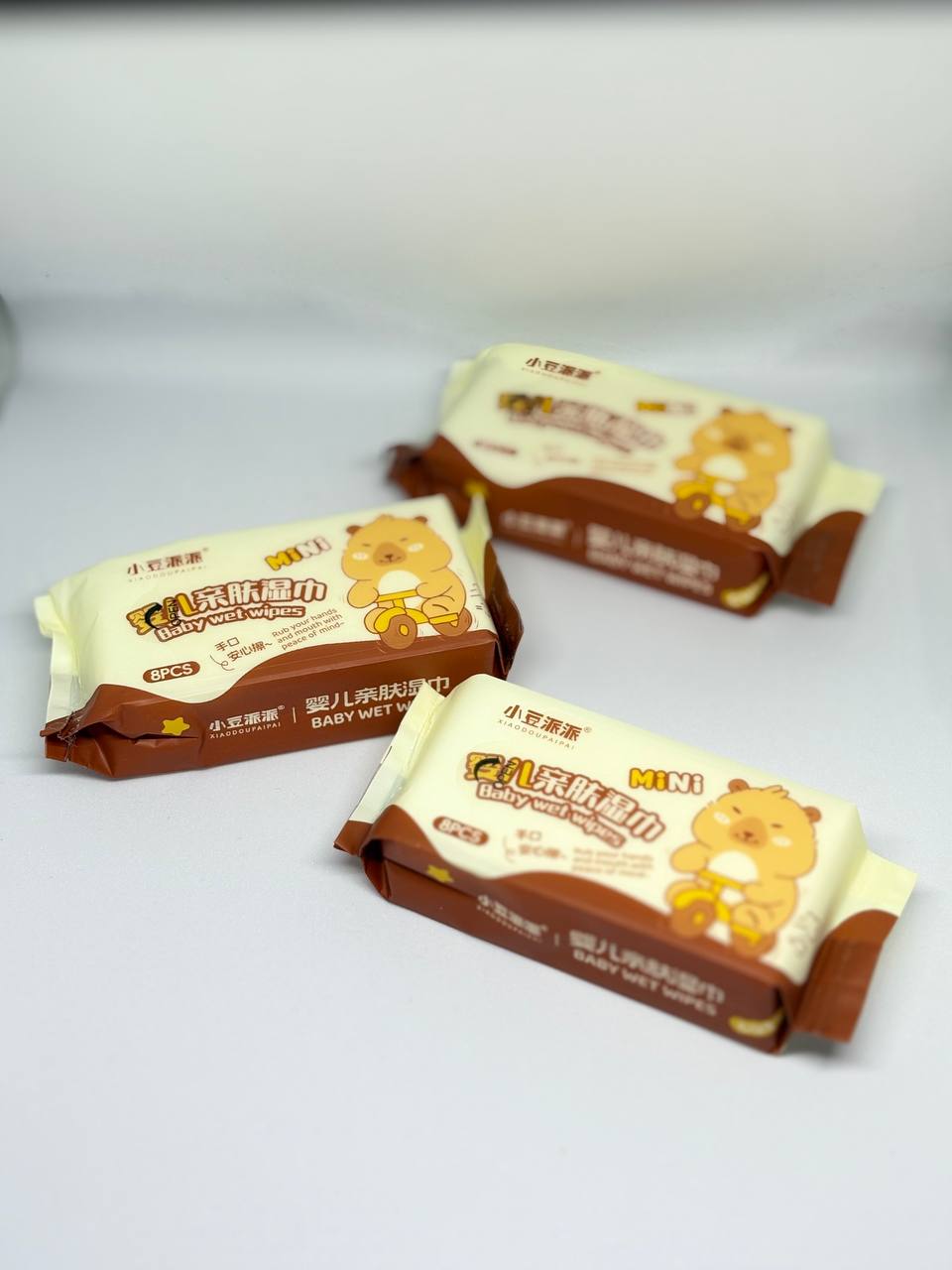 İthal Mini Cep Islak Mendilleri 3 Adet